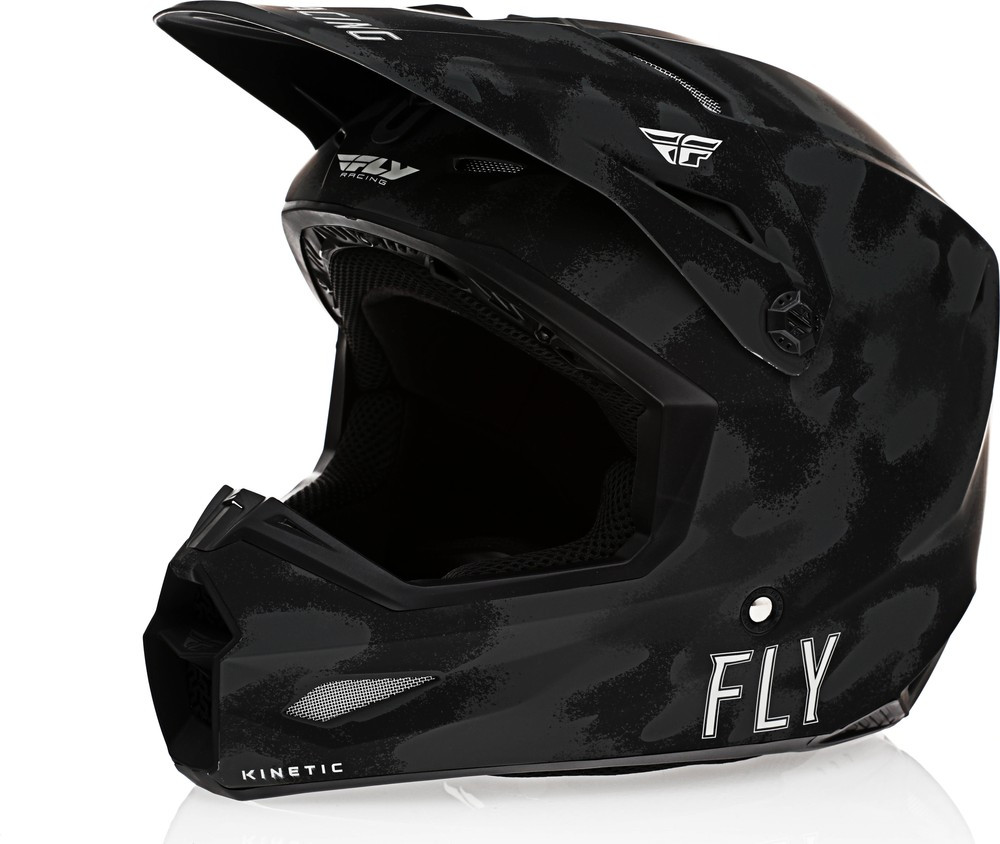 Fly Racing Kinetic S.E. Tactic Matte Grey Camo Helmet