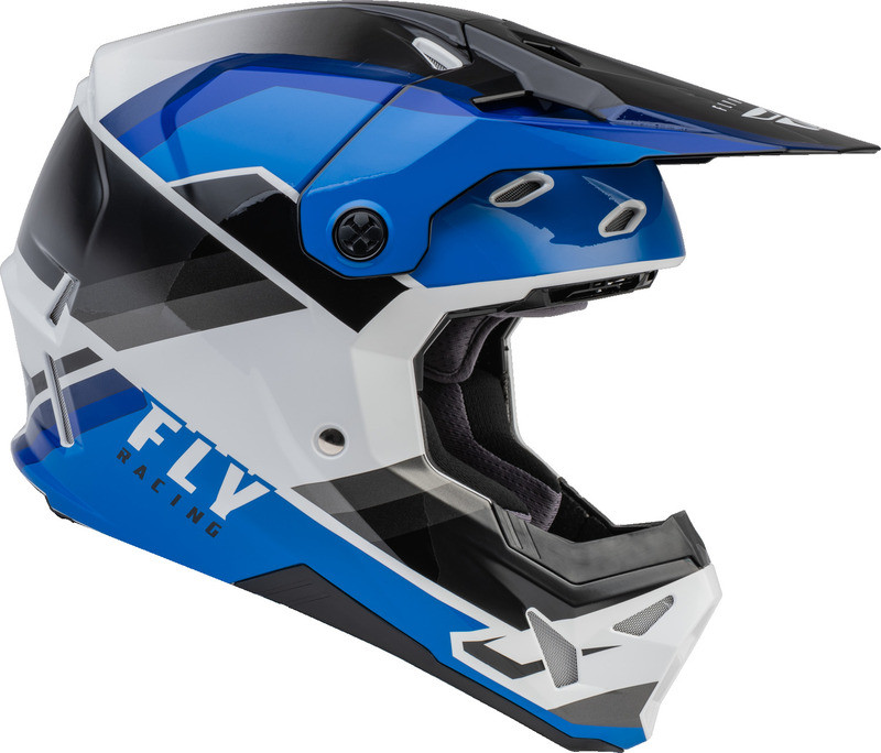 Fly Racing Formula CP Rush Black Blue White Youth Helmet