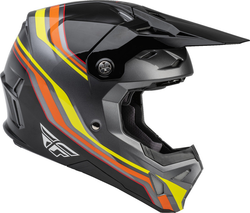 Fly Racing Formula CP S.E. Speeder Black Yellow Red Youth Helmet