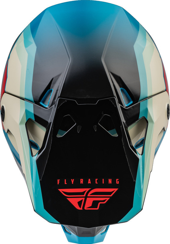 Fly Racing Formula CP Rush Black Stone Dark Teal Youth Helmet