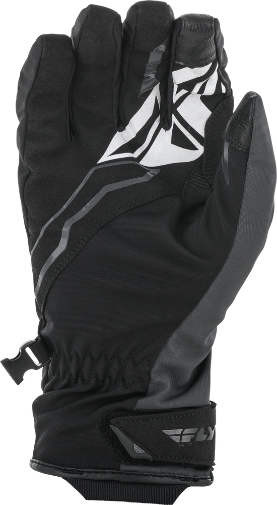 Fly Racing Title Black Grey Heated Gloves