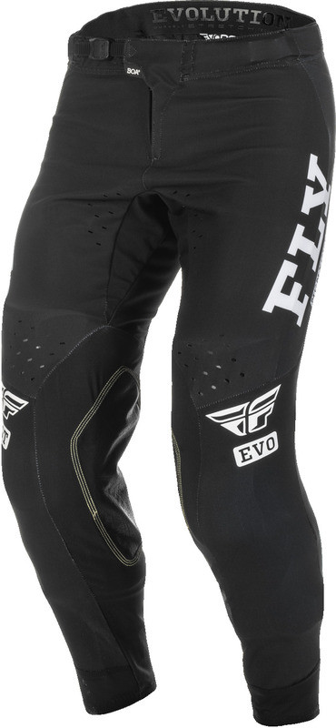 Fly Racing Evolution Black White Drystar Pants