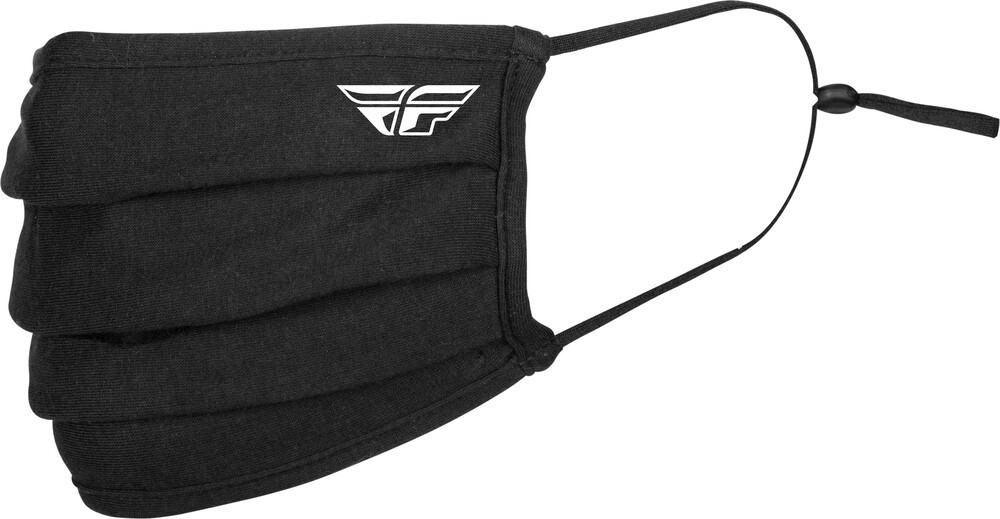 Fly Racing Fly Racing Black White Face Mask - 3 Pack