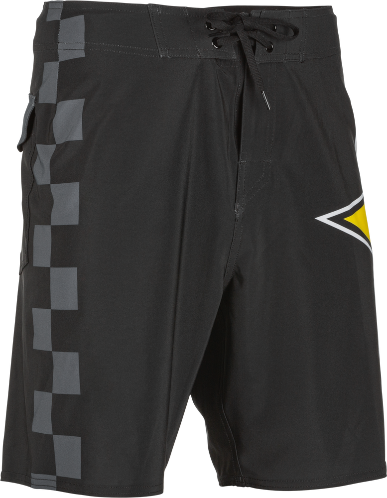 Fly Racing Rockstar Black Grey Boardshorts