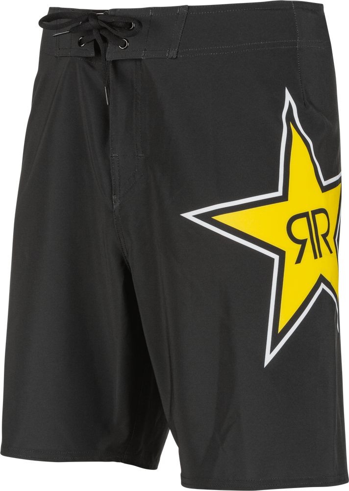Fly Racing Rockstar Black Grey Boardshorts
