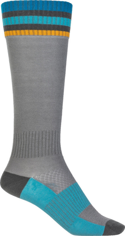 Fly Racing MX Grey Thin Socks