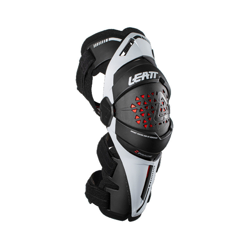 Leatt Z-Frame White Knee Brace-pair