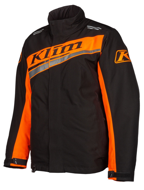 Klim Kaos Black-Strike Orange Jacket