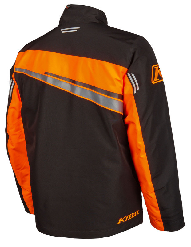 Klim Kaos Black-Strike Orange Jacket