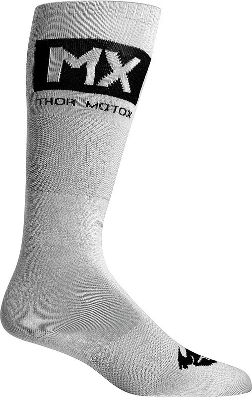 Thor MX Cool Gray Black Youth Socks