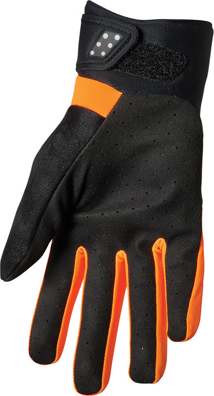 Thor Spectrum Orange Black Cold Gloves