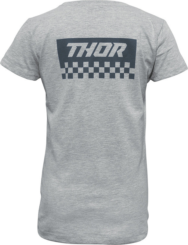 Thor Checkers Heather Gray Girls T-Shirt
