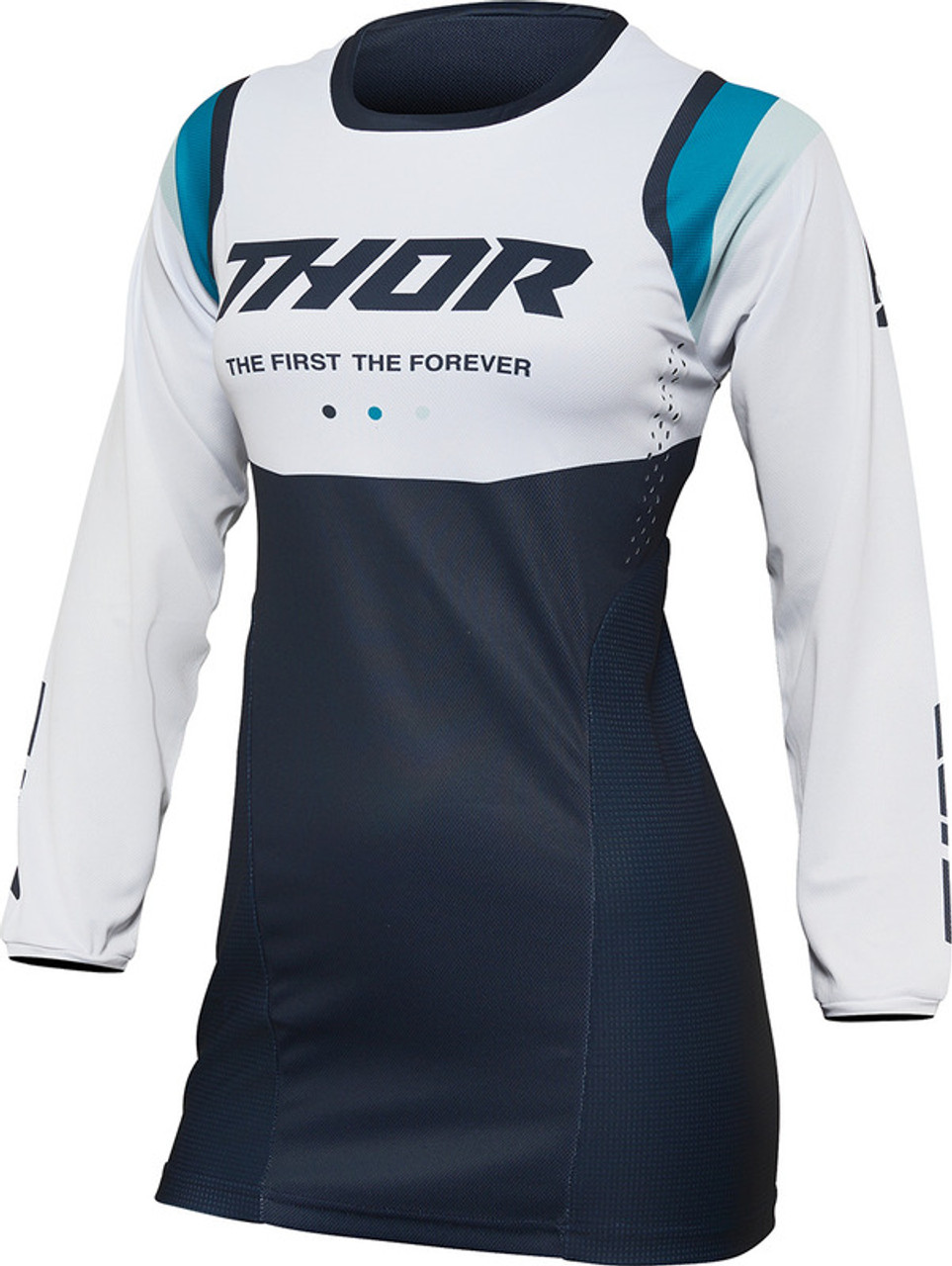 Thor Pulse Midnight White Rev Womens Jersey - Speed Addicts