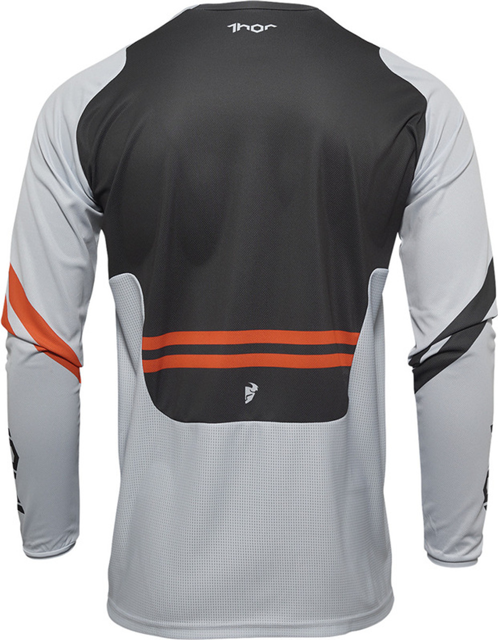 Thor Pulse Light Gray Red Orange Cube Jersey - Speed Addicts