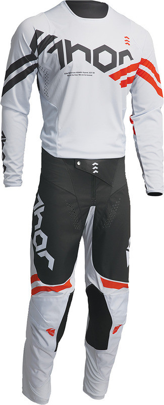 Thor Pulse Gray Orange Cube Youth Pants