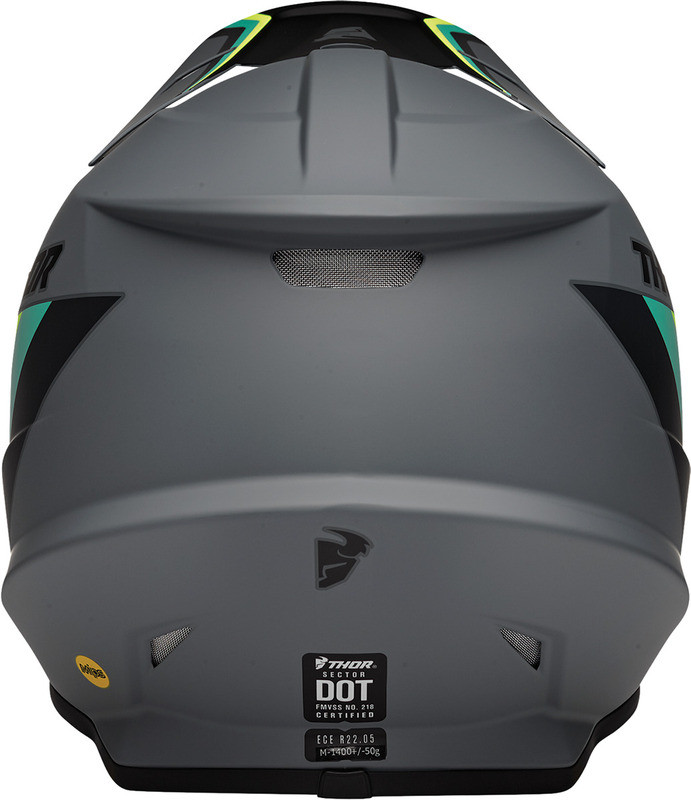 Thor Sector Gray Teal Runner MIPS Helmet