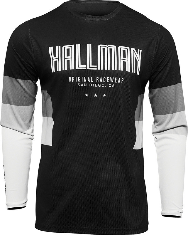 Thor Hallman Black White Differ Draft Jersey
