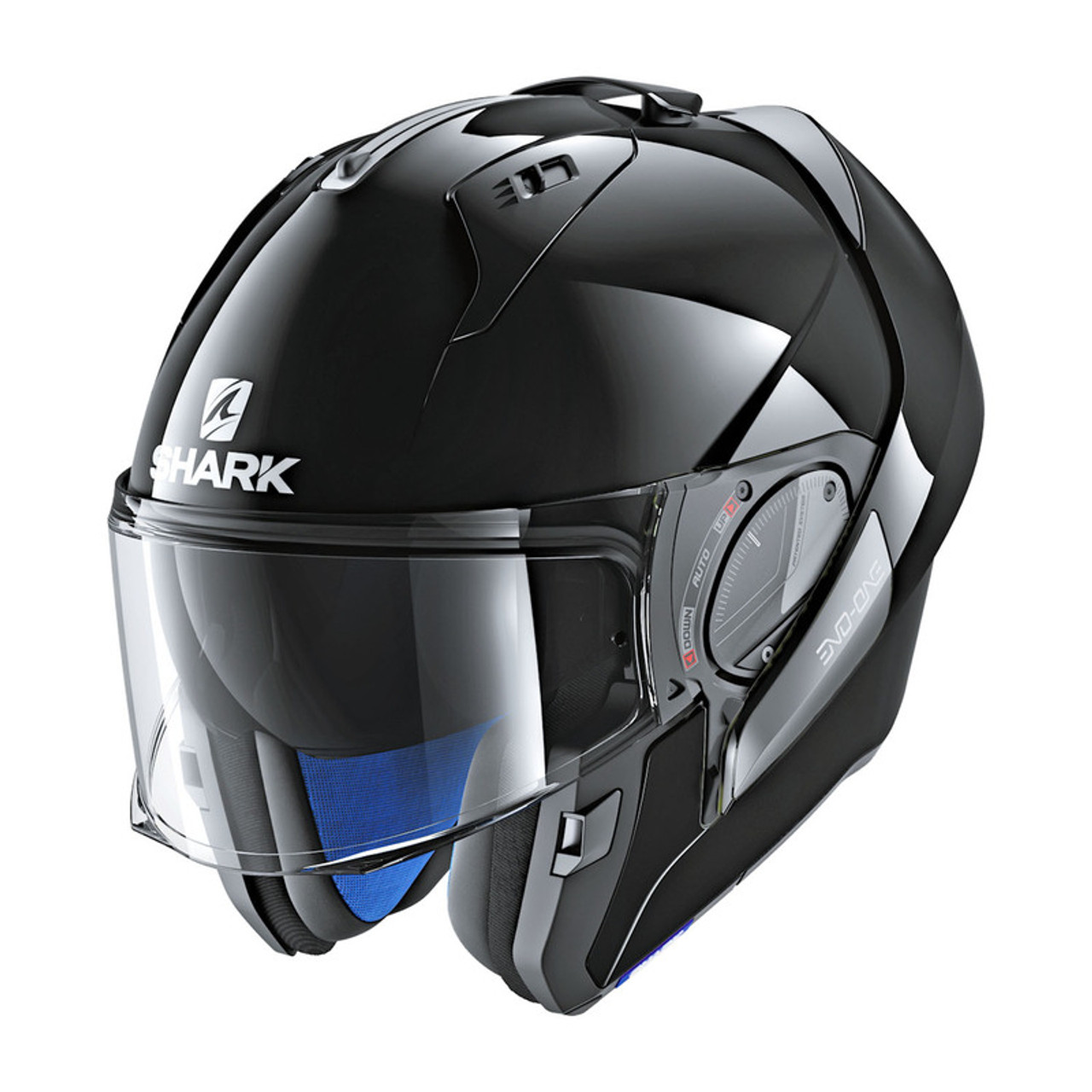 Shark Evo-One-2 Blank Black Helmet - Speed Addicts