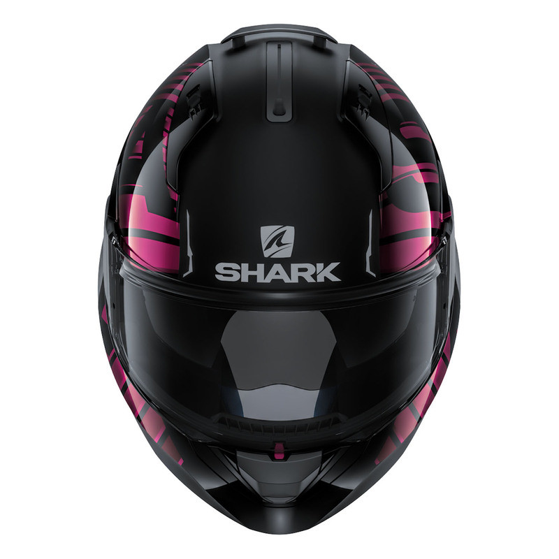 Shark Evo-One-2 Lithion Dual Black-Chrome Purple Helmet