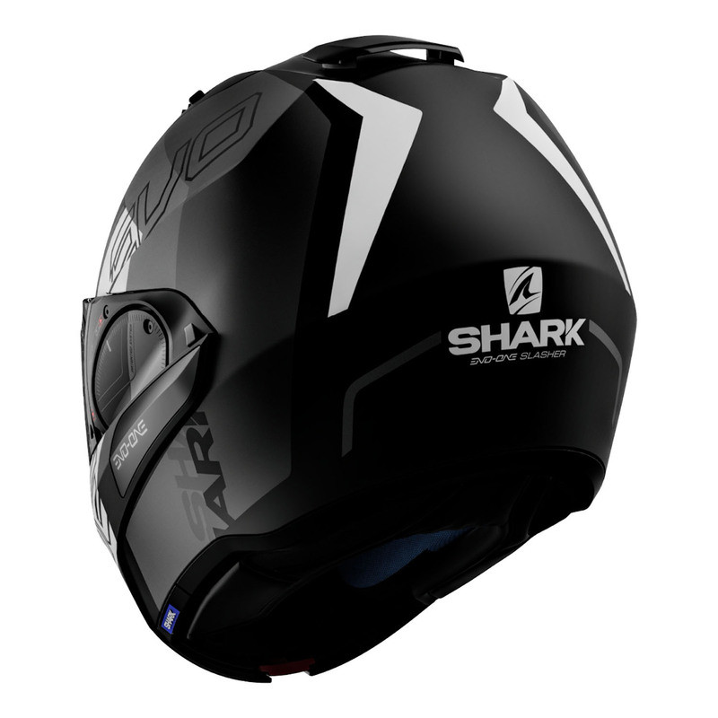 Shark Evo-One-2 Slasher Matte Black-Grey-White Helmet