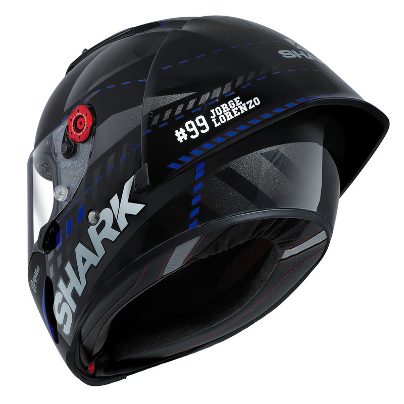 ★24H以内発送★日本未発売★新品★SHARK Race-R Pro カーボンロレンソ L(59-60) Shark Race-R Pro GP Black Anthracite Blue Lorenzo Winter Test