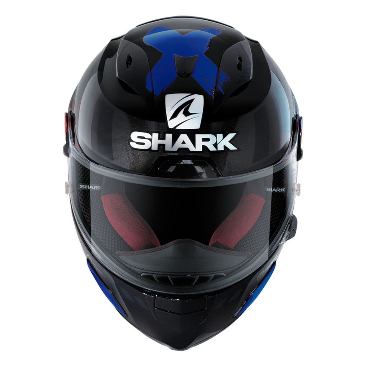 Shark Race-R Pro GP Black Anthracite Blue Lorenzo Winter Test Helmet