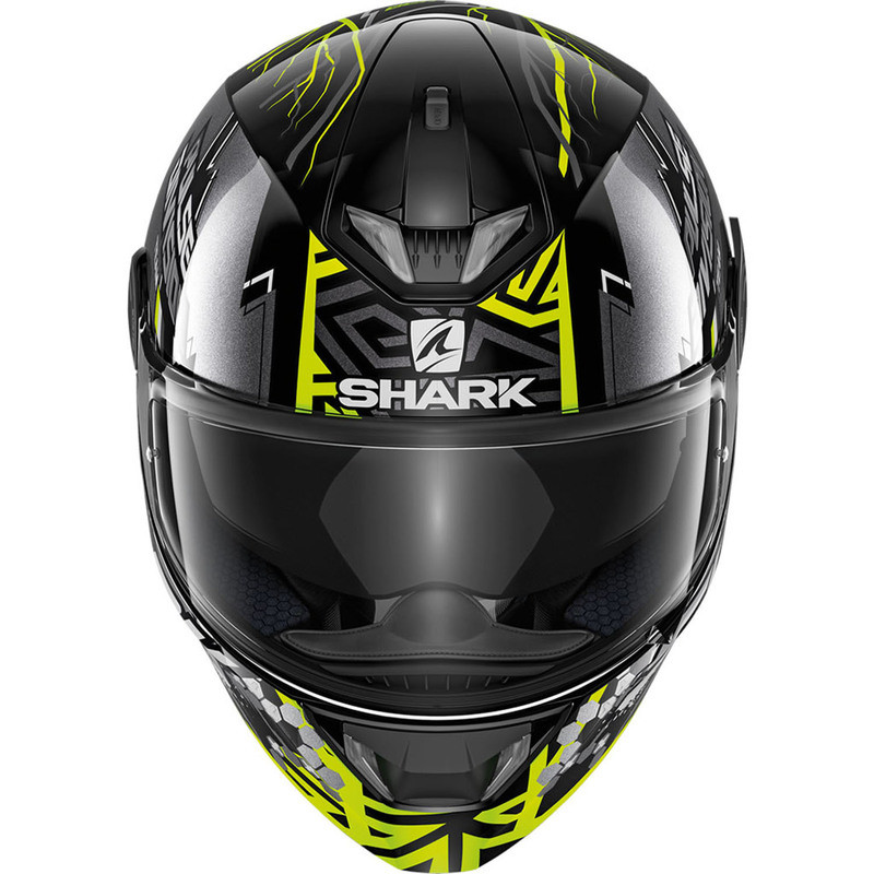 Shark Skwal 2 Noxxys Black-Yellow-Silver Helmet