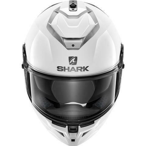 Shark Spartan GT Blank White Helmet