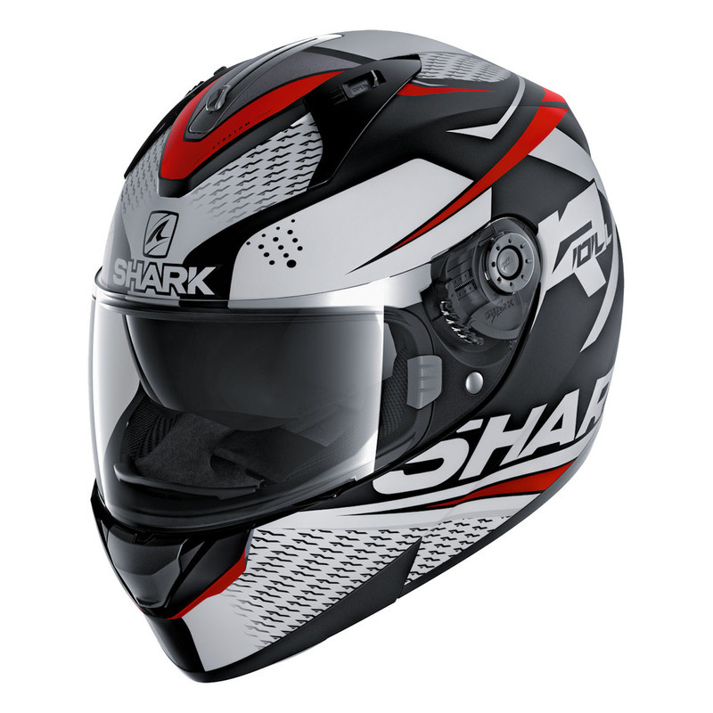Shark Ridill Stratom Matte Black-White-Red Helmet