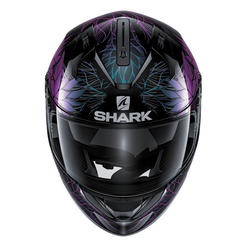 Shark Ridill Nelum Black-Chameleon-Black Helmet