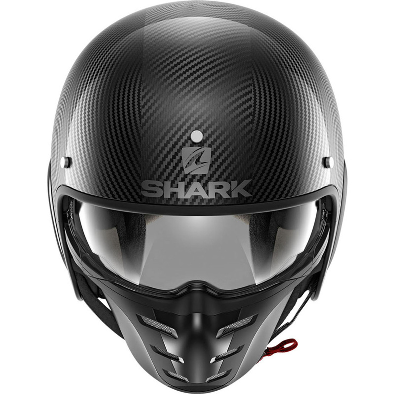 Shark S-Drak-2 Carbon Skin Carbon-Silver-Black Helmet