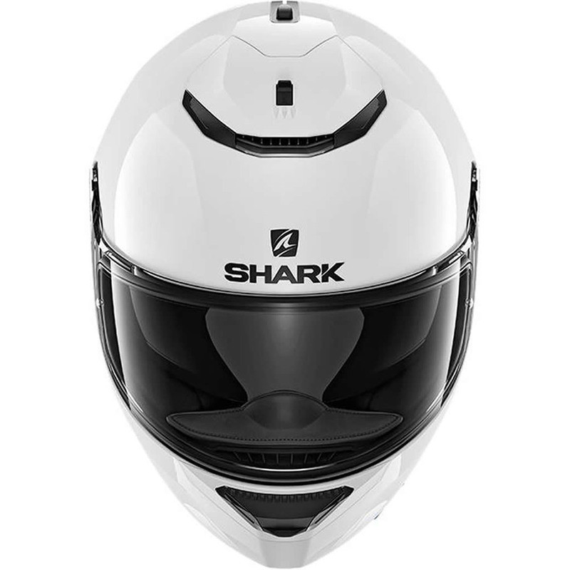 Shark Spartan1.2 Blank White Helmet
