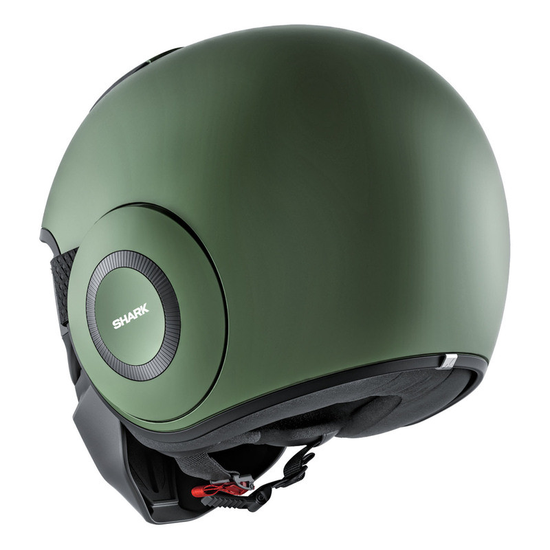 Shark Street Drak Blank Matte Green Helmet