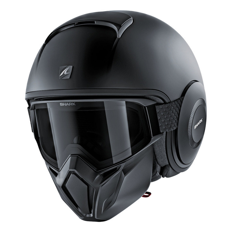 Shark Street Drak Blank Matte Black Helmet