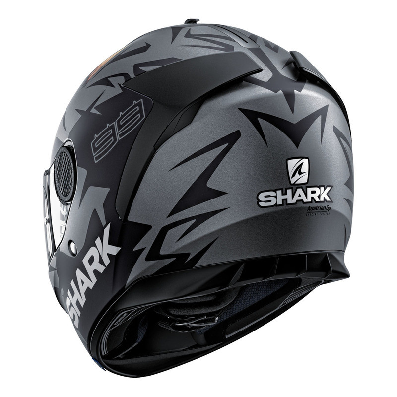 Shark Spartan 1.2 Matte Dark Grey Black Lorenzo Austrian GP Helmet