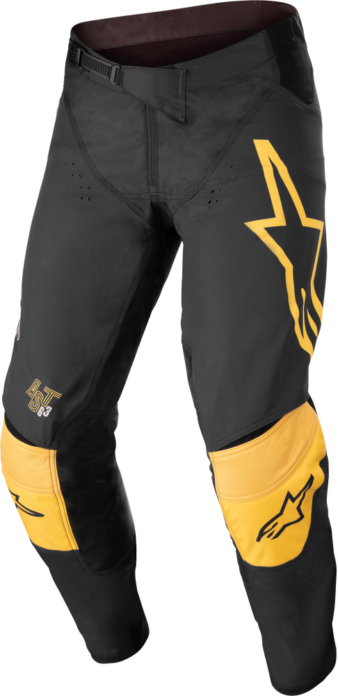 Alpinestars Techstar Quadro Black Yellow Tangerine Pants