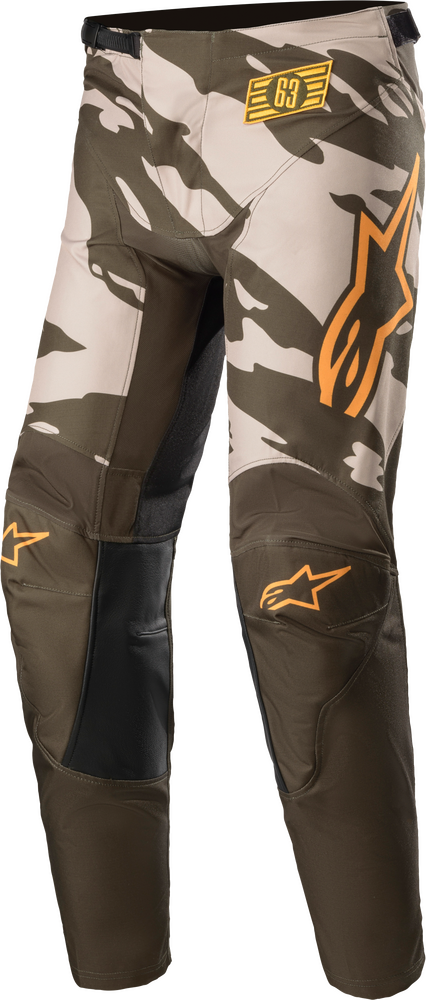 Alpinestars Racer Tactical Mltry Sand Camo Tangerine Youth Pants