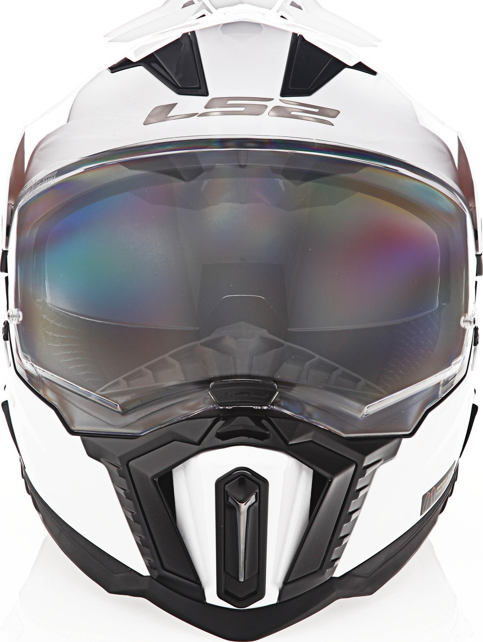 LS2 Explorer Solid Gloss White Helmet - Speed Addicts