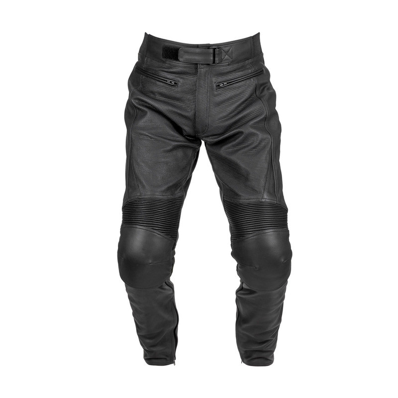 NORU Kuro Leather Black Riding Pant - Speed Addicts