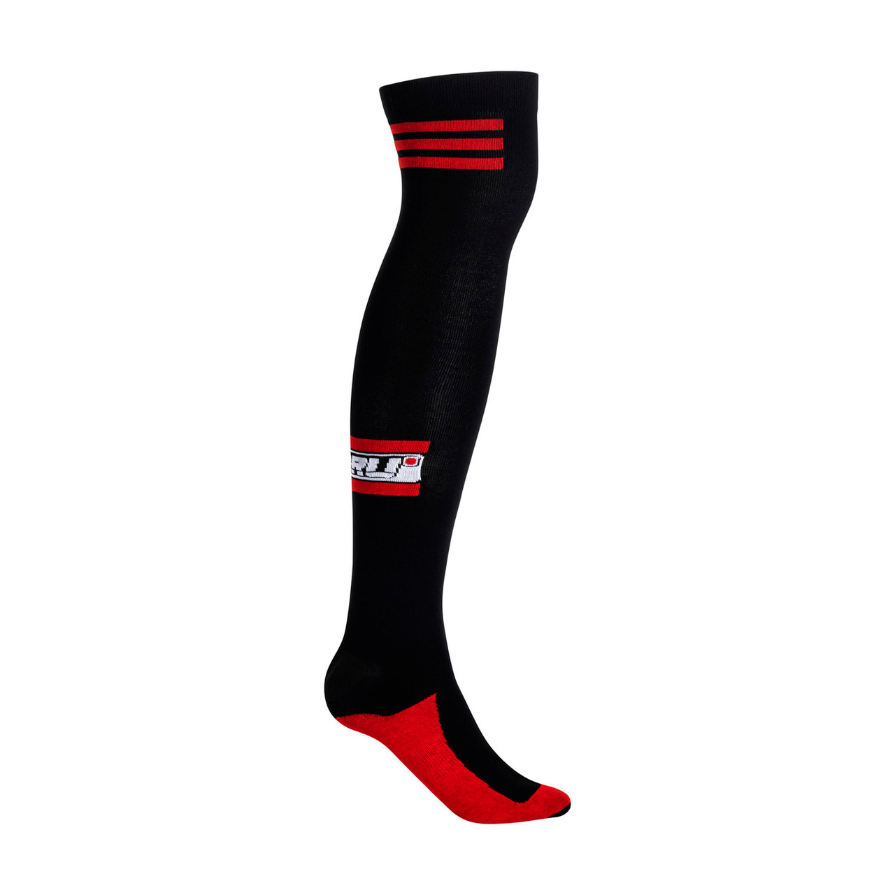 NORU Long Riding Socks Black Red Adult