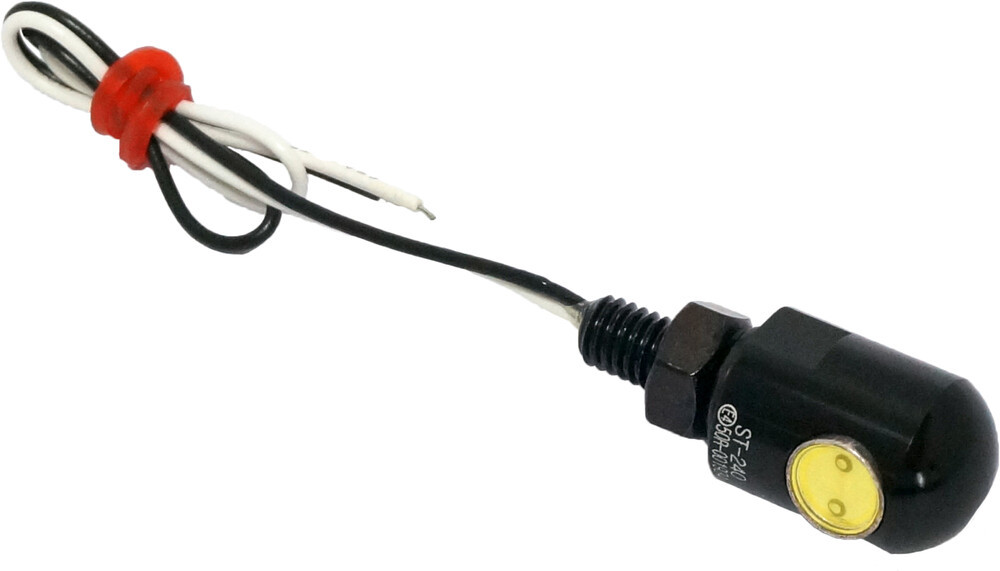 Harddrive License Plate Light Bolt Black - 770155