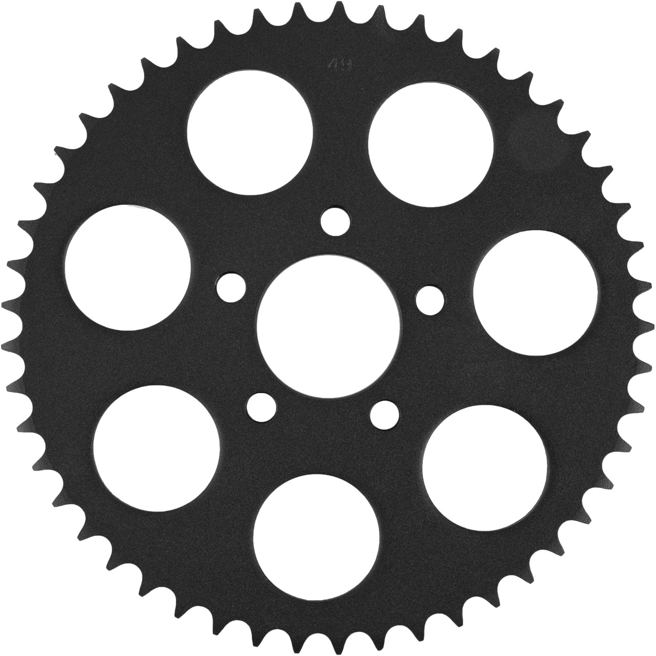 Harddrive Textured Black Rr Sprocket 49T 2000-13 Big Twin Flat - 201663