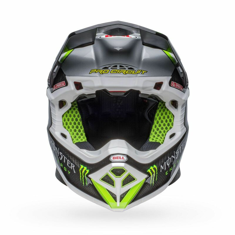 Bell Moto-10 Spherical Pro Circuit 22 Black Green Helmet