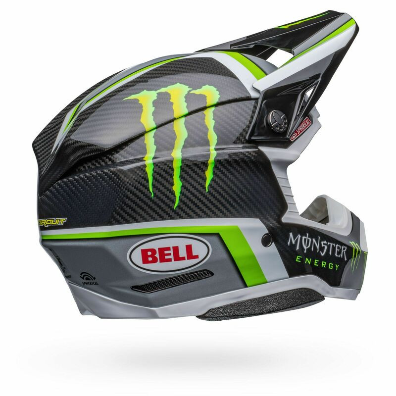 Bell Moto-10 Spherical Pro Circuit 22 Black Green Helmet