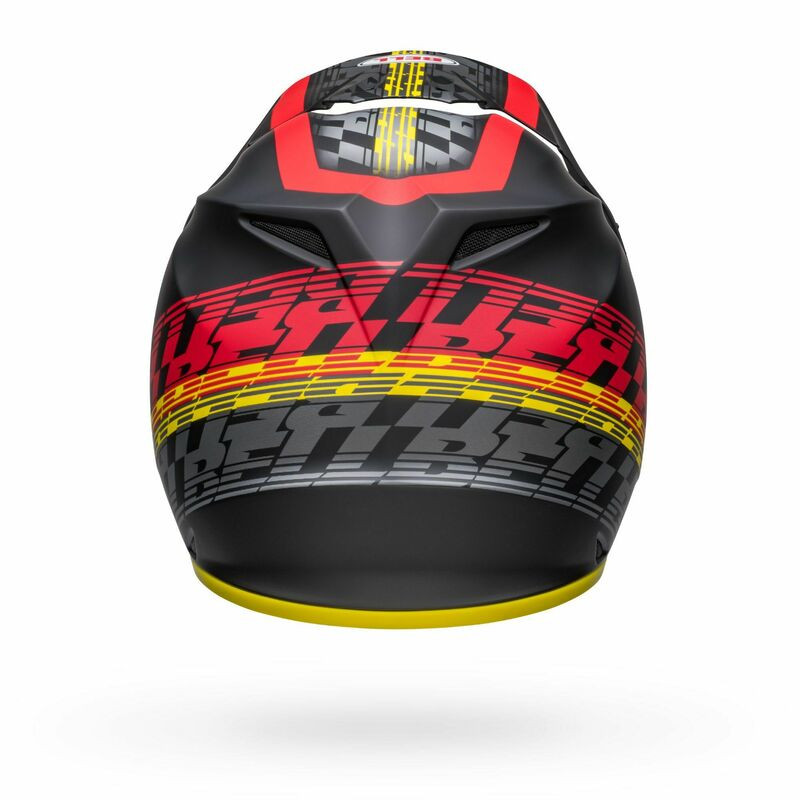 Bell MX-9 MIPS Offset Matte Black Red Helmet