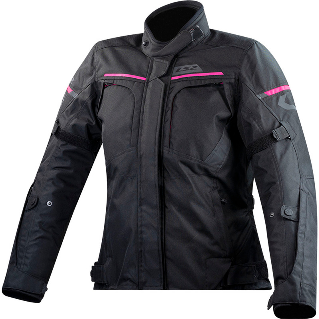 LS2 Apparel Endurance Womens Jacket Black Pink