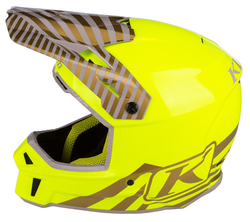 Klim F3 Carbon Off-Road Helmet ECE Illusion Yellow Gold