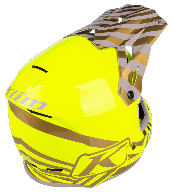 Klim F3 Carbon Off-Road Helmet ECE Illusion Yellow Gold