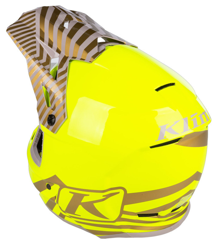 Klim F3 Carbon Off-Road Helmet ECE Illusion Yellow Gold