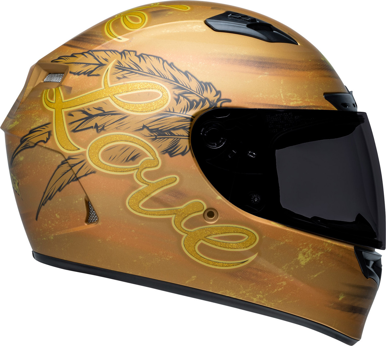 Bell Qualifier DLX MIPS Hart Luck Live Matte Gold Helmet - Speed